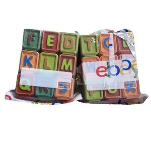 VTECH Sit To Stand Alphabet Train Set 37 Replacement Blocks Double Sided Picture